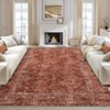 Modern Abstract Geometric Stripe Rugs for Living Room Bedroom Soft Low Pile Carpet Indoor Washable Non Slip Easy Care Area Rug - 4 of 4