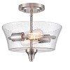 Millennium Lighting Caily 2 - Light Flush Mount in  Brushed Nickel - 2 of 4