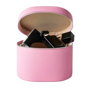 Generic Makeup Bag Vanity Case with Divider and Handle, Aesthetic Makeup Bags, - 1 of 4