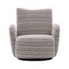 Hrinhom 28.7"W Swivel Accent Chair,Modern Reading Armchair with Metal Base - 4 of 4
