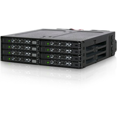 Icy Dock ToughArmor MB998IP-B 8x2.5 MiniSAS HD HDD SSD Hot Swap Drive Enclosure