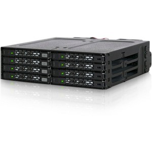 Icy Dock ToughArmor MB998IP-B 8x2.5 MiniSAS HD HDD SSD Hot Swap Drive Enclosure - 1 of 4