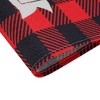 Unique Bargains Christmas Place Mats Linen Red Black White 13"x17.7" 2 Pcs - 4 of 4
