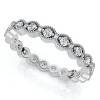 Pompeii3 1/3Ct Diamond Aria Eternity Wedding Ring 10k Gold Lab Created - 3 of 4