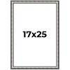 PosterPalooza | Slim Profile Silver Picture Frame - UV Acrylic, Foam Board Backing, Hanging Hardware - 2 of 4