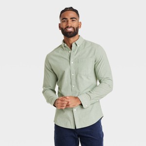 Men's Long Sleeve Button-Down Shirt - Goodfellow & Co™ - 1 of 3