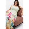 Women's Plus Size Sorrento Print Maxi Dress - lime | CITY CHIC - 4 of 4