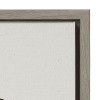 Kate and Laurel Sylvie Monarch Butterfly Framed Canvas by Robert Cadloff of Bomobob, 22x22, Gray - 3 of 4