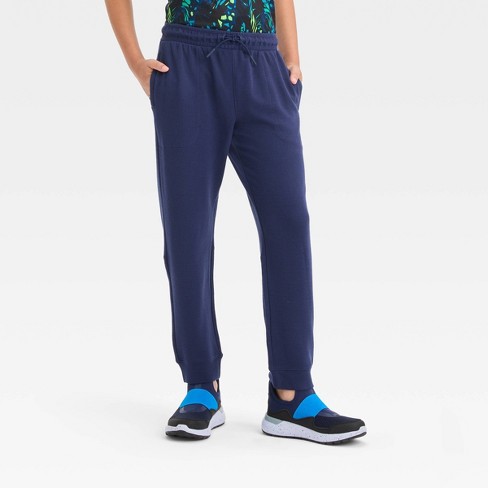 Boys' Waffle Joggers - All In Motion™ Navy L