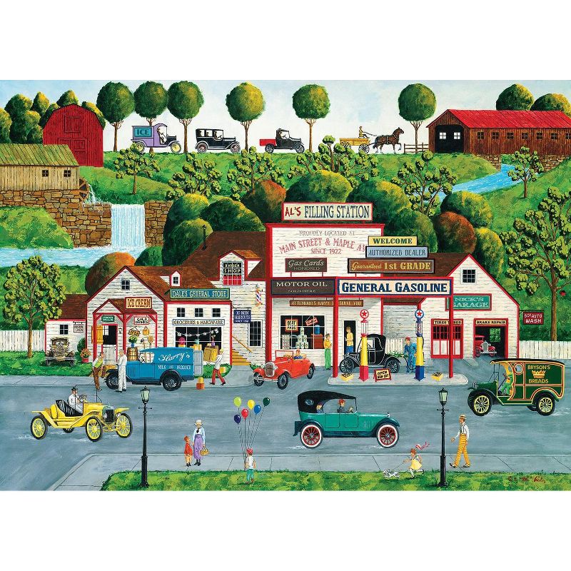 MasterPieces Inc Hometown Gallery The Old Filling Station 1000 Piece Jigsaw Puzzle, 3 of 7