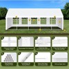 16x32 FT Party Tent Heavy Duty Wedding Canopy with White Large Roof - image 3 of 4