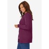Woman Within Plus Size Perfect Long-Sleeve Cardigan - 4 of 4