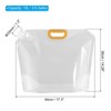 Unique Bargains Camping Hiking Plastic Collapsible Water Container Bag - 2 of 4