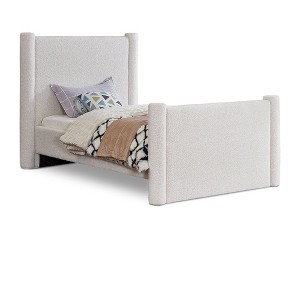 Meridian Furniture,Elias Velvet Bed - 1 of 4