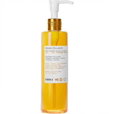 TRULY Vegan Collagen Anti-Aging Facial Cleanser - 8 fl oz - Ulta Beauty