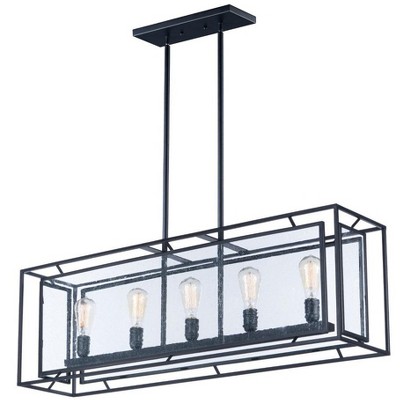 Maxim Lighting Era 5 - Light Chandelier in  Black