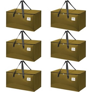 Moving Bags Heavy Duty Lavender Purple – Large Packing Bags for Moving, Extra Large Storage Totes with Zippers - 1 of 4