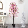 Nearly Natural 5-ft Cherry Blossom Artificial Tree - 3 of 4
