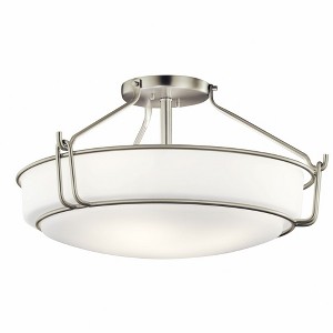 Kichler Lighting Alkire 4 - Light Semi-Flush Mount in  Brushed Nickel - 1 of 4