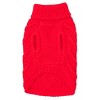 The Worthy Dog Chunky Knit Turtleneck Pullover Sweater - 2 of 3