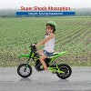 24V Kids Electric Off-Road Motorcycle 250W Motor Air-Filled Tires Metal Suspension Max 22KM/H 139LBS Load for Ages 6+ Riding Toy - 4 of 4