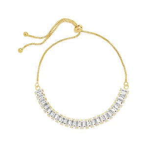SHINE by Sterling Forever Jordan CZ Bolo Bracelet - 1 of 3