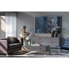 Set of 2 Blue and Gold Framed Art Panels, Unique Marbled Design, 30.5inx 40" - 4 of 4