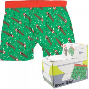 Mens South Park Mr. Hanky Santa Hat Boxer Briefs in Toilet Box - 1 of 4