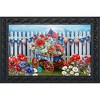 Briarwood Lane Spring Doormat 30x18 Indoor Outdoor Patriotic Wagon For Spring Doormat - 2 of 4