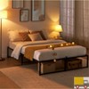 Garvee Platform Bed Frame, 14" Heavy Duty Metal Mattress Foundation with 3-in-1 Steel Support, 13" Underbed Storage, No Box Spring Needed - 4 of 4