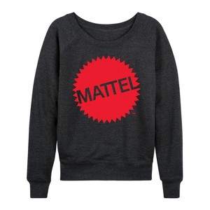 Women's - Mattel - Mattel Original Logo Lightweight French Terry Slouchy - 1 of 4