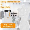 FDW 4 Piece Female Male Mannequin  Set Torso Dress Form 27/30 Inch Height Dress Model Mannequin with PP Material & Adjustable Metal Hooks - 4 of 4