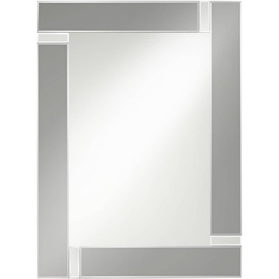 Possini Euro Design Stickney 28" x 38" Rectangular Framed Wall Mirror