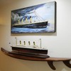 Titanic 3D Wall Art 22" H – Handmade Iron Ship Model – Nautical Office Decor By Old Modern Handicrafts - 2 of 4