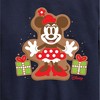 Boys' - Disney - Minnie Cookie Christmas Graphic Long Sleeve Fleece Sweatshirt - 2 of 4