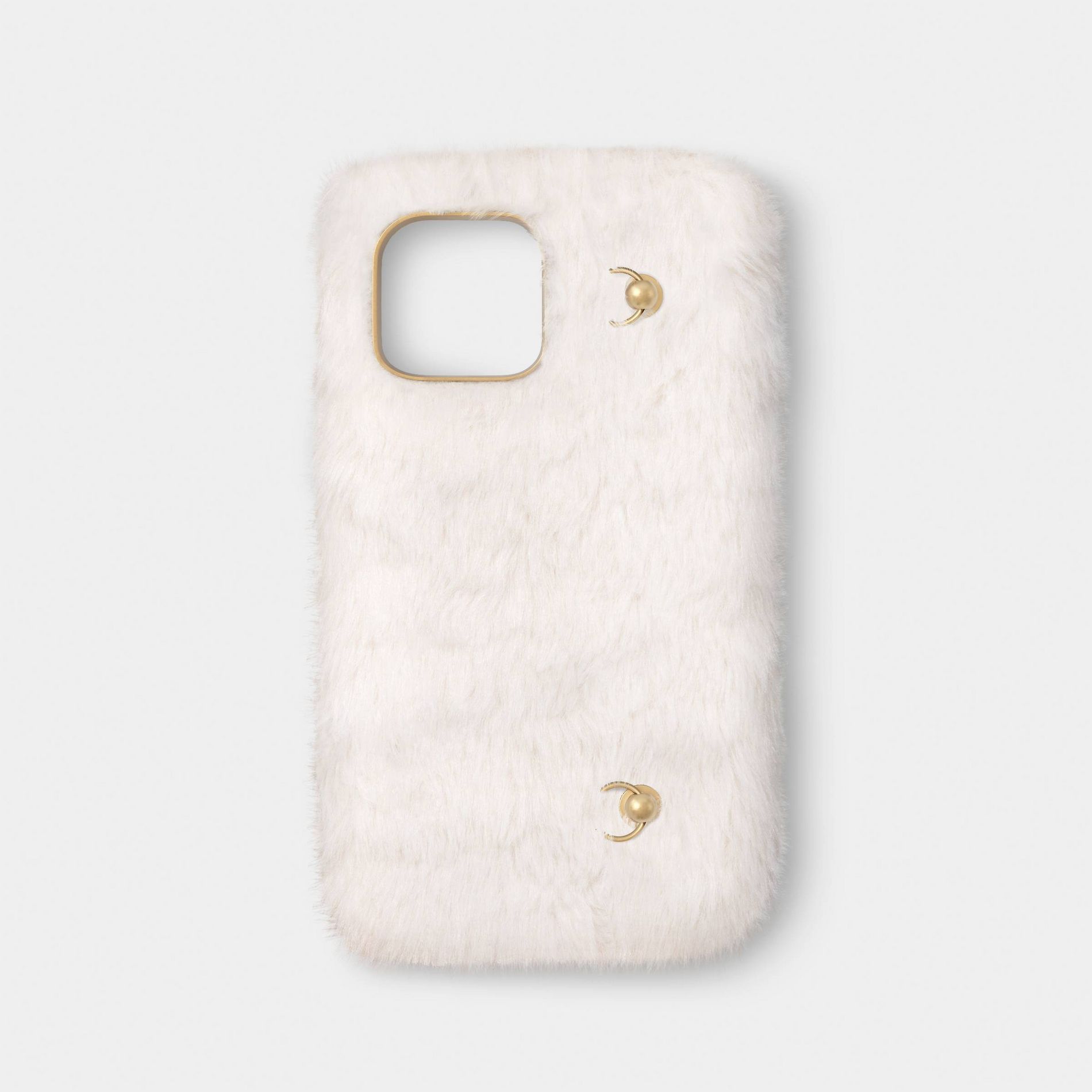 Alpine iPhone 16e/15/14/13 Fur Case - heyday™ Cream