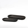 Wooden Dough Bowl Design Tray (Set of 2) - 2 of 4