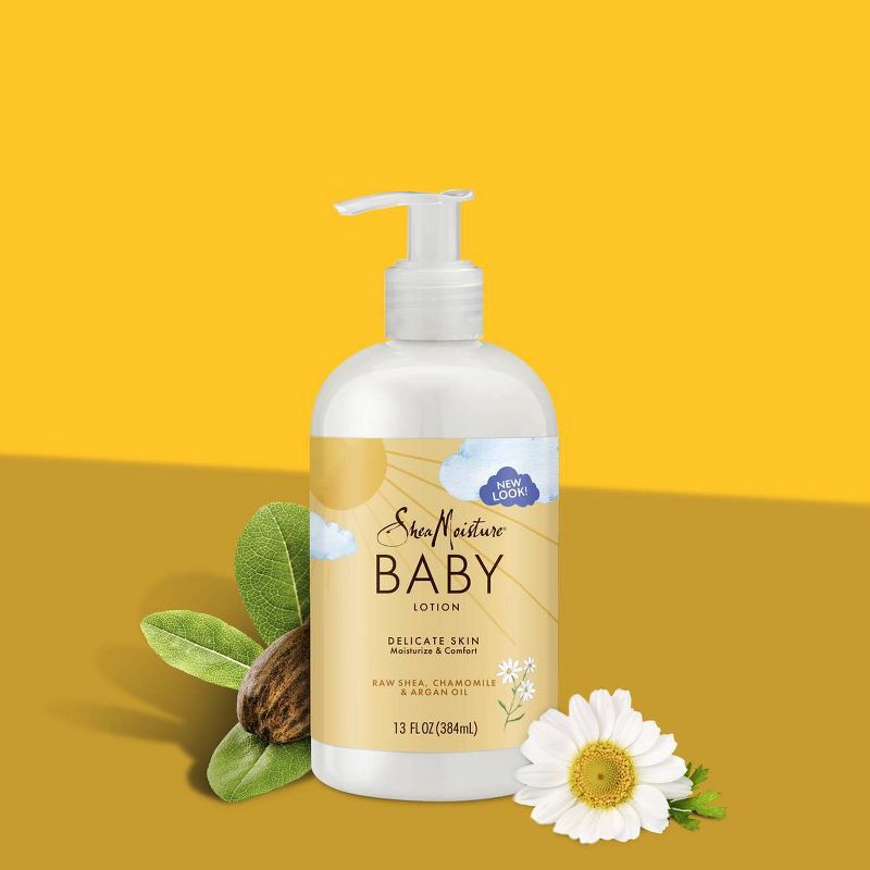 SheaMoisture Baby Lotion Raw Shea + Chamomile + Argan Oil Calm & Comfort for All Skin Types, 5 of 14