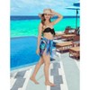 HAPPY BAY Women's Beachwear Summer Bikini Wraps Beach Wrap Swimwear Swim Cover Up Skirt Bathing suit Swimsuit Sarong Coverups for Women One Size - 3 of 4
