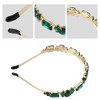 Unique Bargains Women's Fashion Vintage Thin Rhinestone Metal Knotted Headbands 1 Pc - 3 of 4