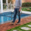 Acacia Wood Interlocking Deck Tiles - 12"x12" Brown Checker Pattern Outdoor Flooring for Patio, Balcony & Poolside - 3 of 4