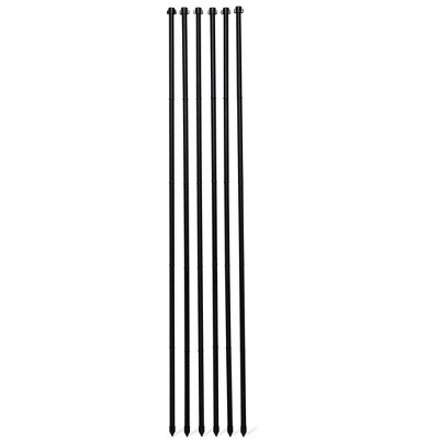 5 Fence Stakes with Clips, Set of 6 - Gardener's Supply Company