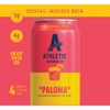 Athletic Brewing Non-Alcoholic Paloma - 4pk/12 fl oz Cans - 2 of 3