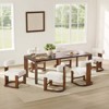 Spruce&Spring Upholstered Boucle Dining Chair with Solid Wood Frame - 2 of 4