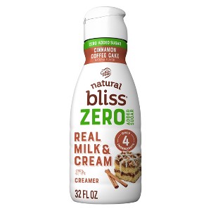 Natural Bliss Zero Added Sugar Cinnamon Coffee Cake Creamer - 32oz - 1 of 4