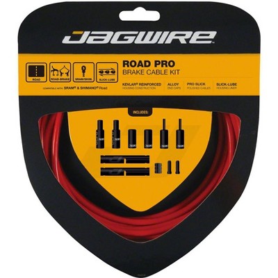 Jagwire Pro Polished Road Brake Kit Brake Cable & Housing Set