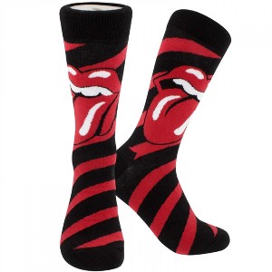 Adult The Rolling Stones Tongue Logo Crew Socks - 1 of 4