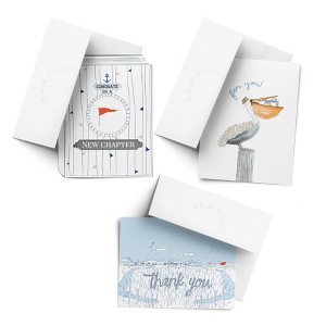 Celebration/Graduation Assorted Greeting Card Pack (3ct) "Chapter, Thank You, For You" by Ramus & Co - 1 of 4