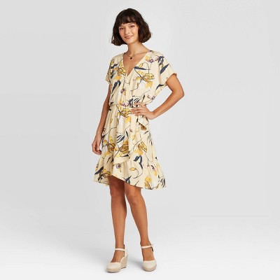 target floral wrap dress