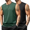COOFANDY Men's Tank Top Cotton Workout Sleeveless Muscle T Shirts Casual Summer Tank Shirts - 3 of 4